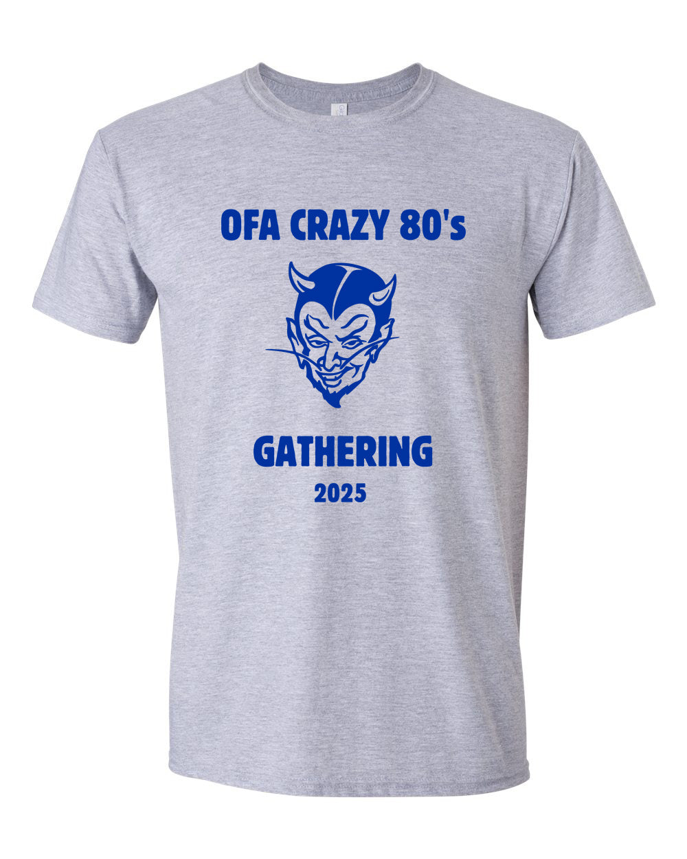 OFA Crazy 80's White Gray T-Shirt