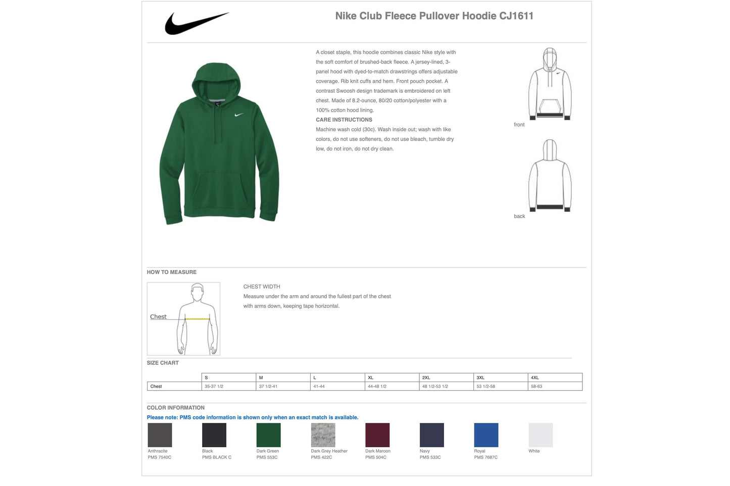 OFA Volleyball Nike Hoodie