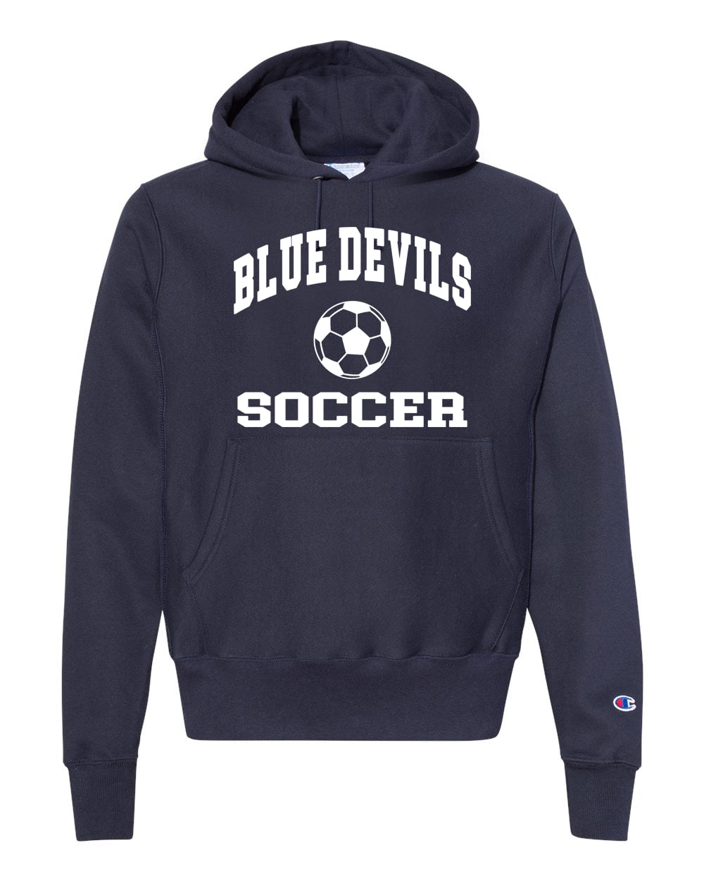 Blue Devils Soccer Champion Reverse Weave Hoodie