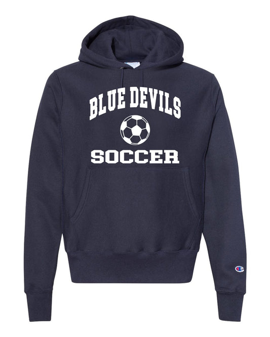 Blue Devils Soccer Champion Reverse Weave Hoodie