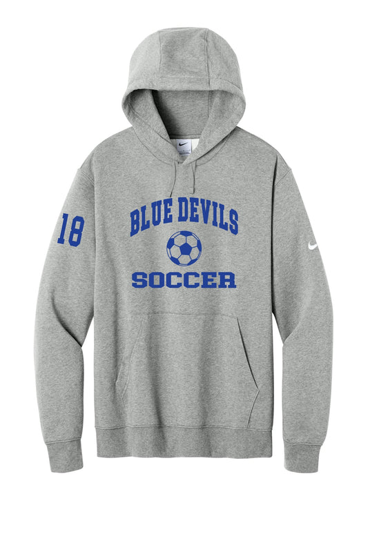 Blue Devils Soccer Nike Club Fleece Hoodie