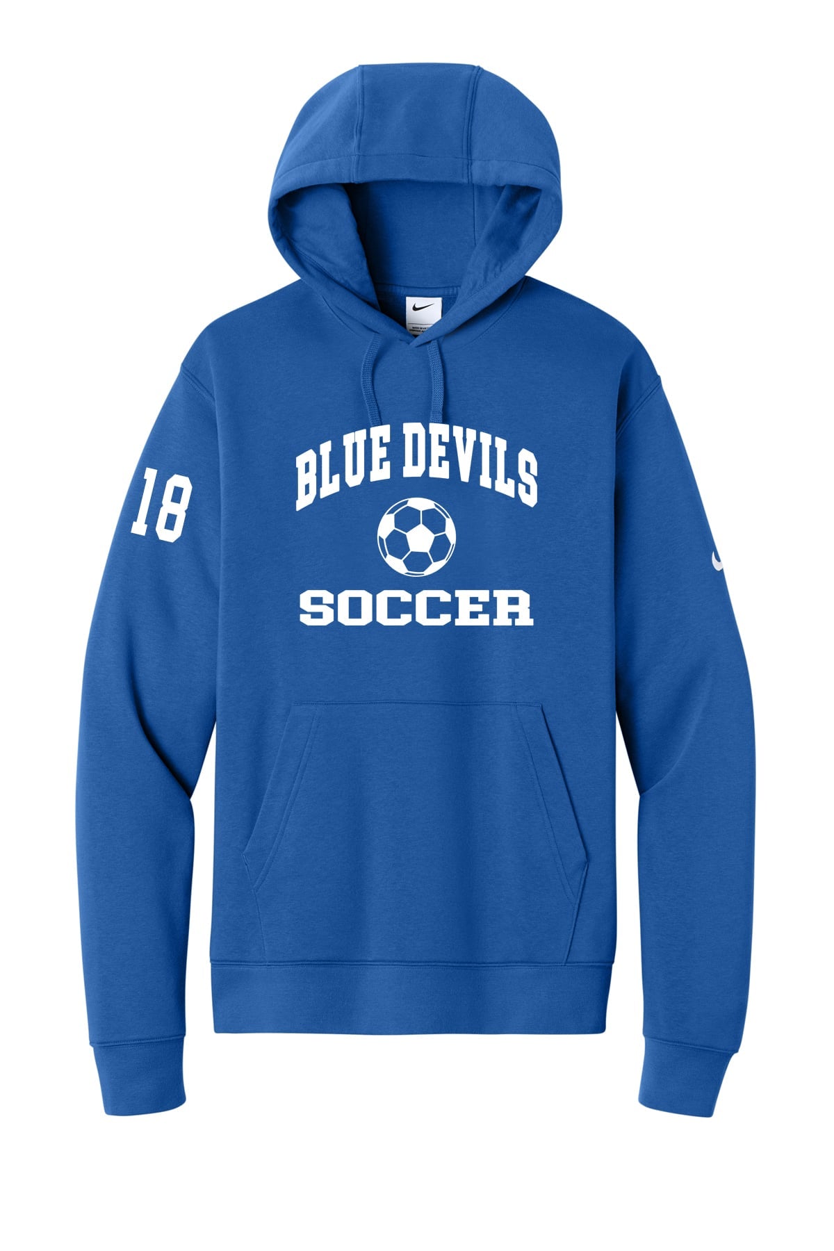 Blue Devils Soccer Nike Club Fleece Hoodie