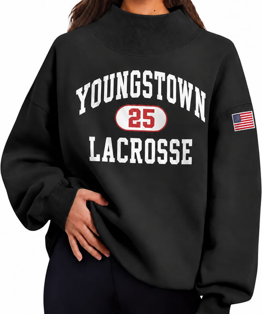 Youngstown Lacrosse Mock Neck