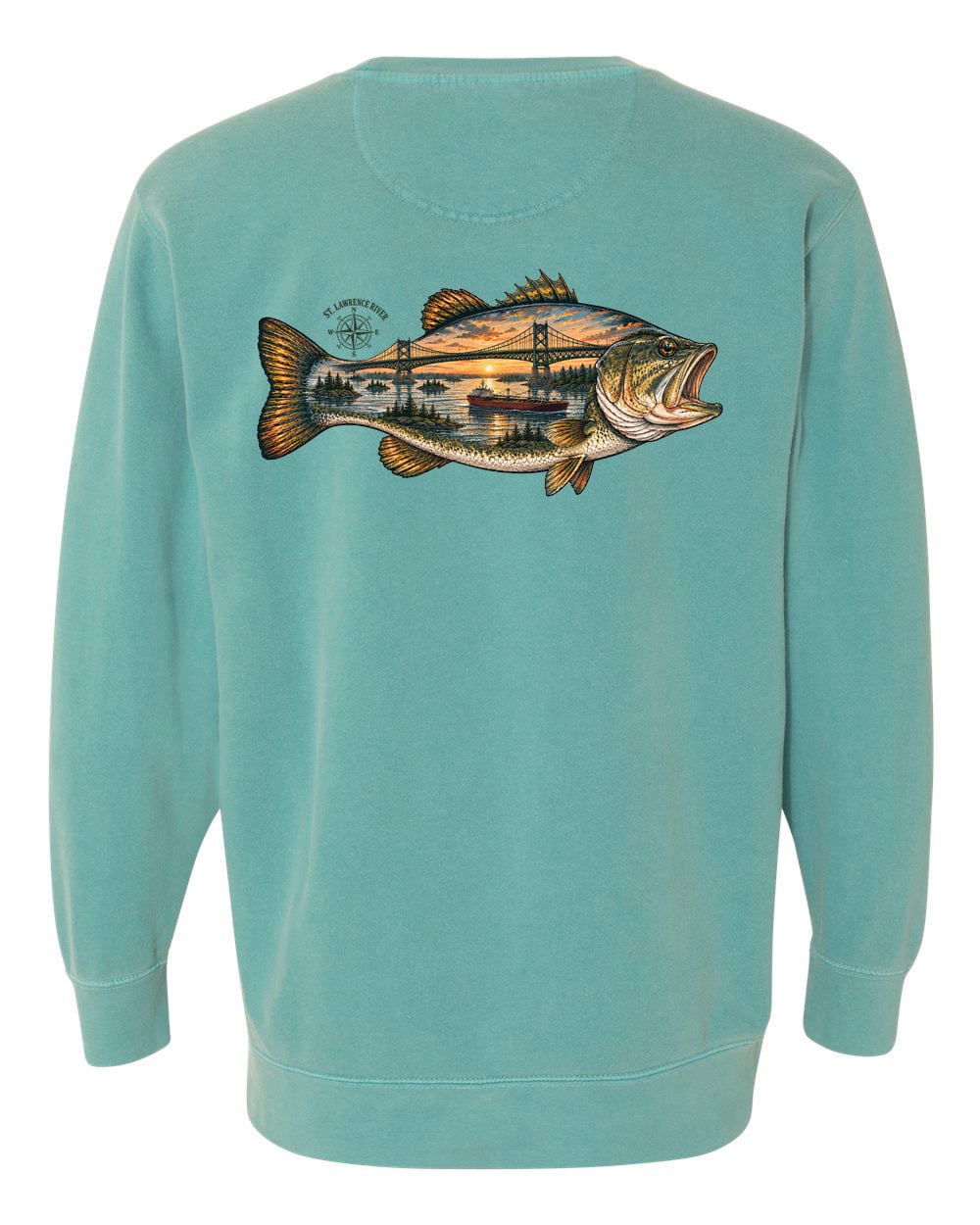 St. Lawrence River Bass Crewneck