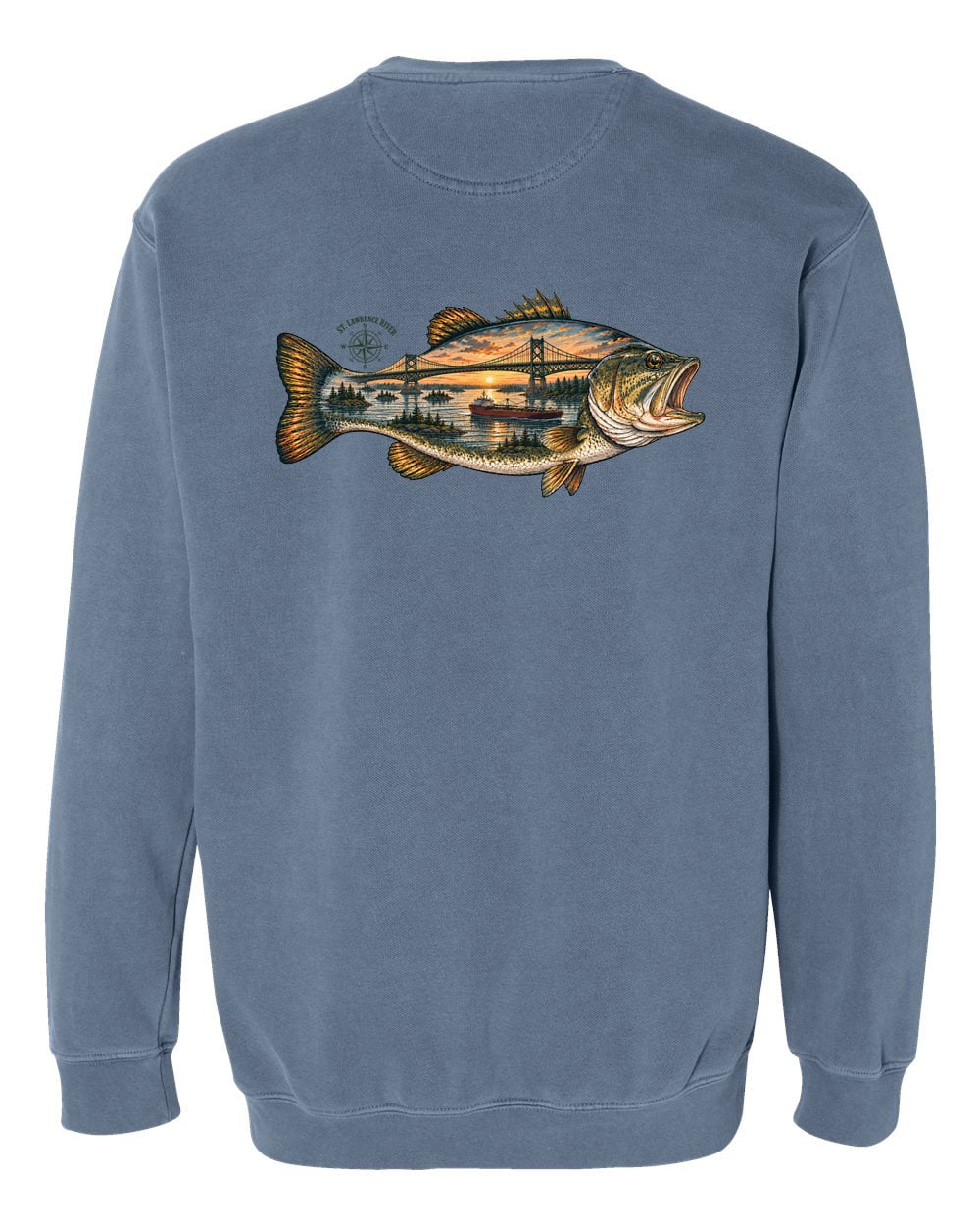St. Lawrence River Bass Crewneck
