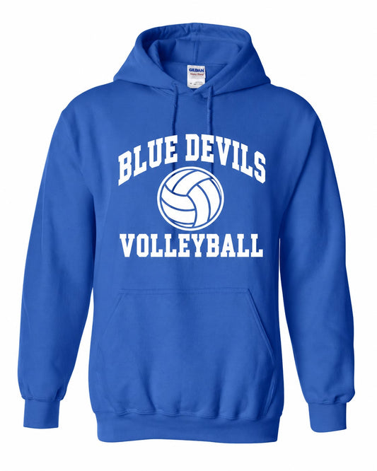 Blue Devils Volleyball Hoodie