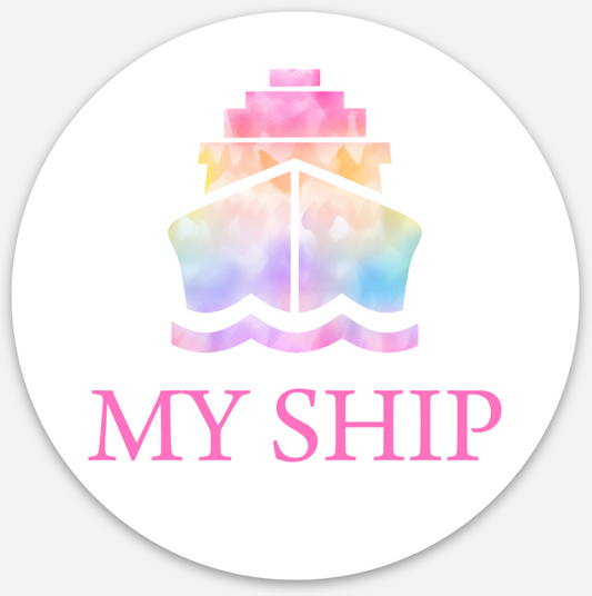 My Ship Round decal
