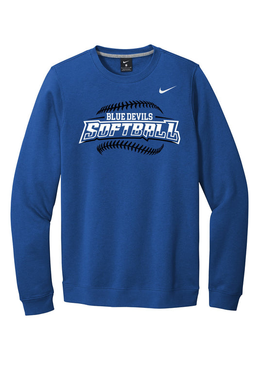 Blue Devils Softball Nike Crewneck