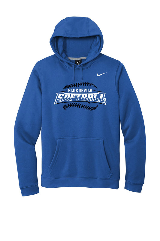 Blue Devils Softball Nike Club Hoodie