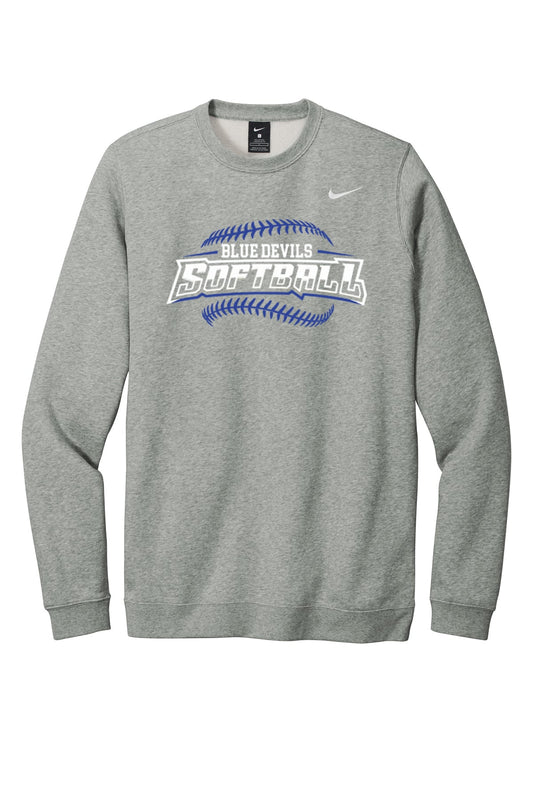 Blue Devils Softball Nike Crewneck